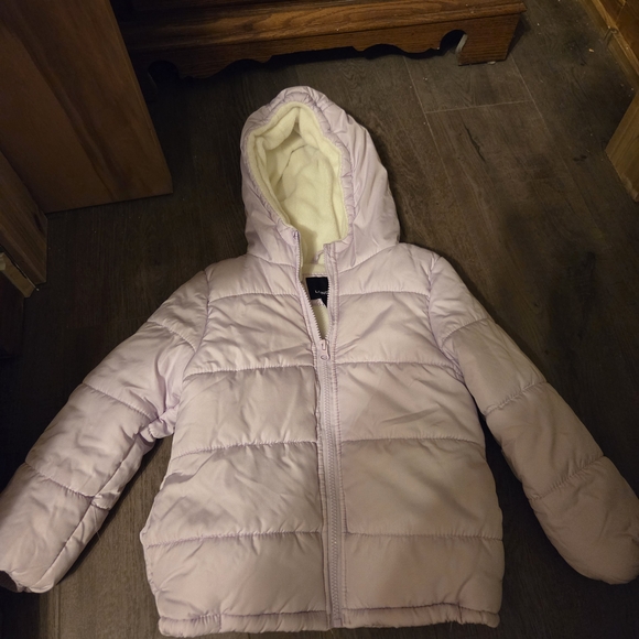 London Fog Light Purple Kids Puffer Jacket - Picture 1 of 4
